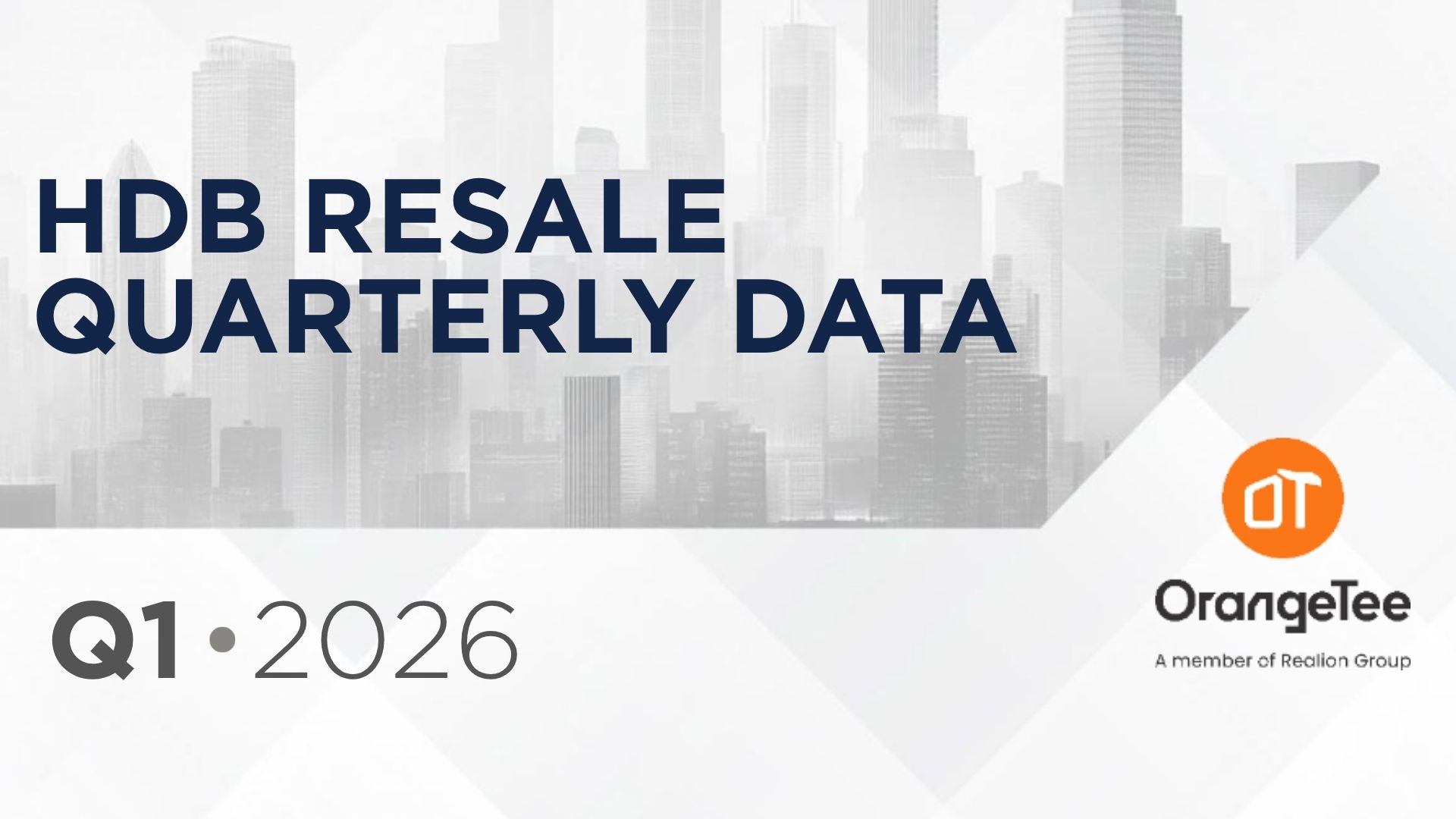 HDB Resale Quarterly Data Q1 2026 (Mandarin)